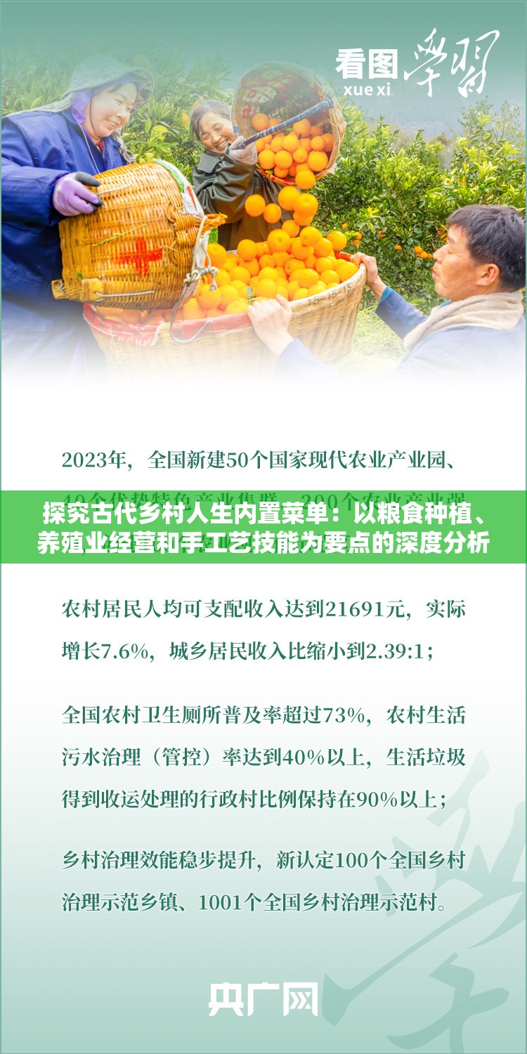探究古代乡村人生内置菜单：以粮食种植、养殖业经营和手工艺技能为要点的深度分析研究