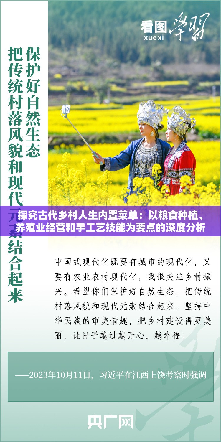 探究古代乡村人生内置菜单：以粮食种植、养殖业经营和手工艺技能为要点的深度分析研究