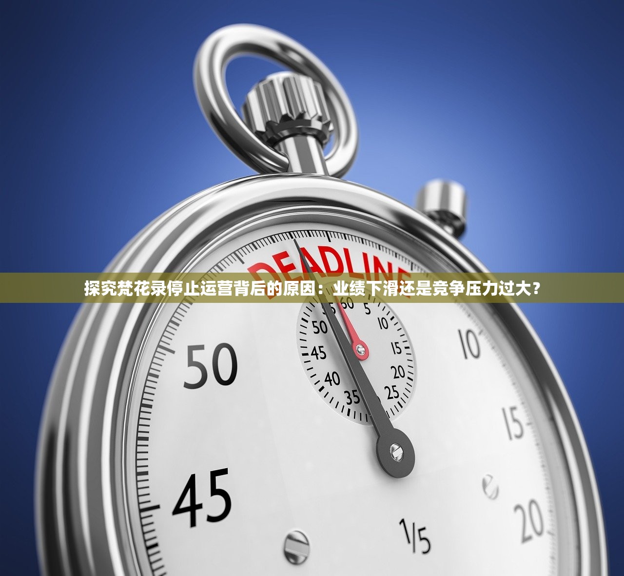 探究梵花录停止运营背后的原因：业绩下滑还是竞争压力过大？