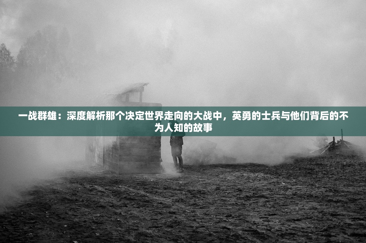 一战群雄：深度解析那个决定世界走向的大战中，英勇的士兵与他们背后的不为人知的故事