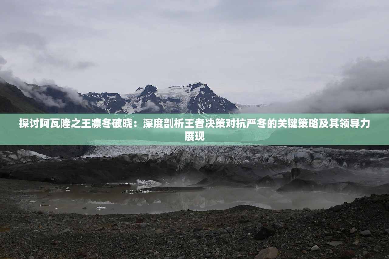 探讨阿瓦隆之王凛冬破晓：深度剖析王者决策对抗严冬的关键策略及其领导力展现