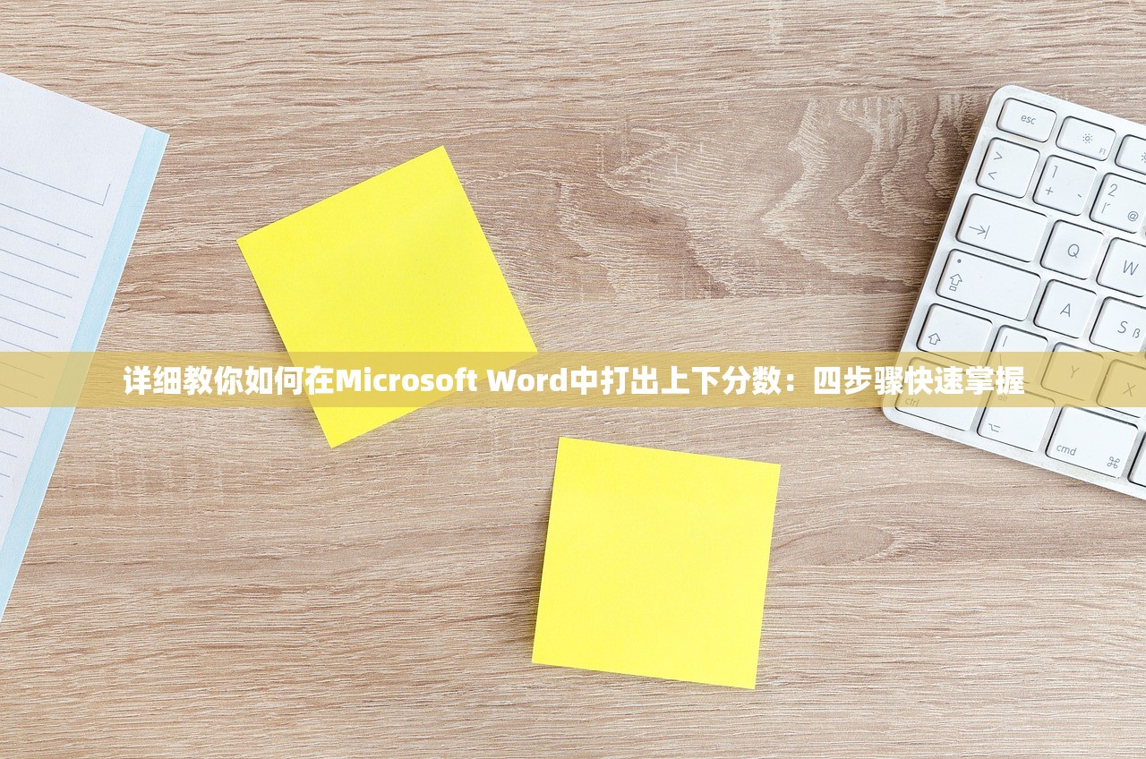详细教你如何在Microsoft Word中打出上下分数：四步骤快速掌握