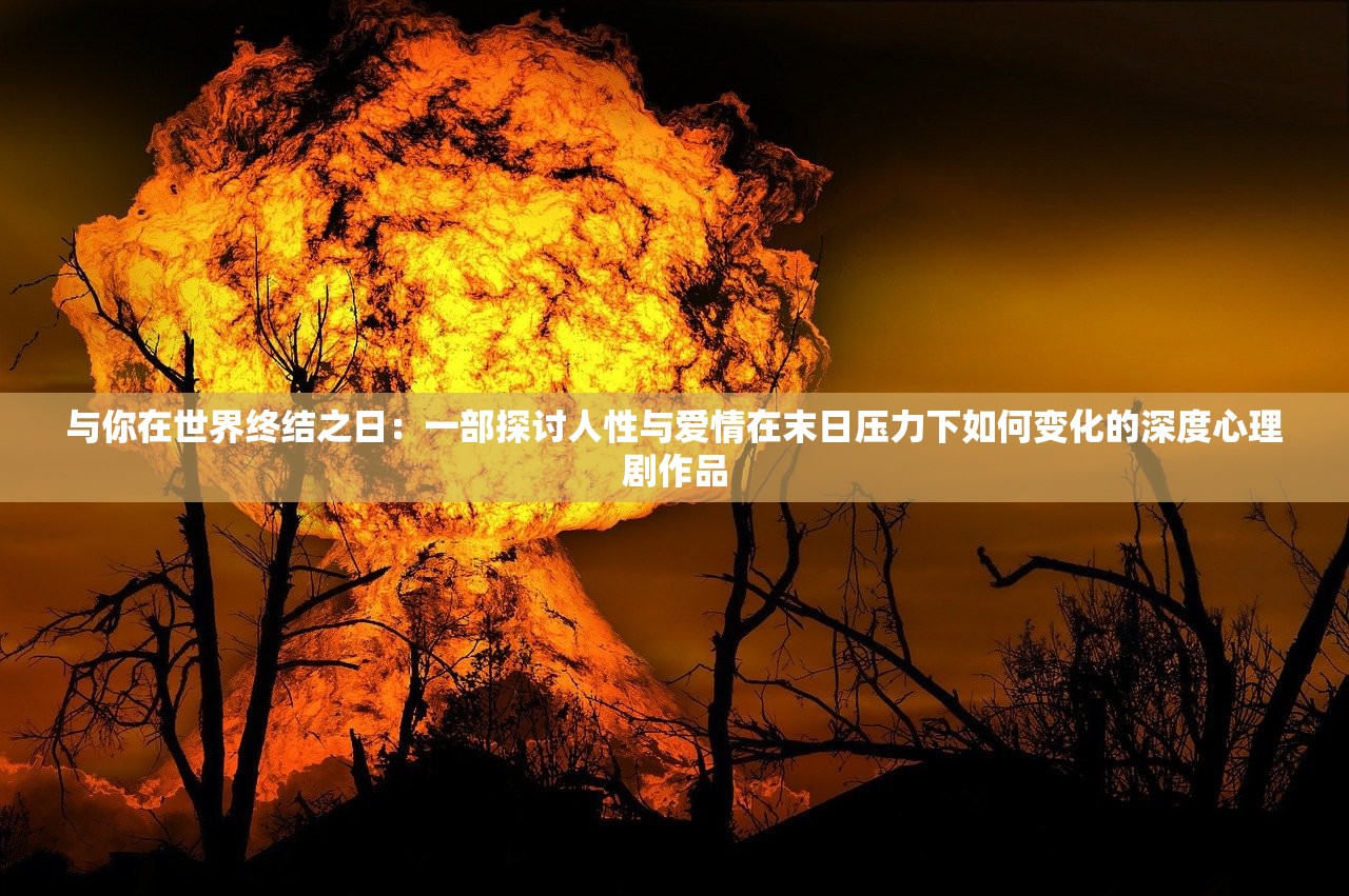 与你在世界终结之日：一部探讨人性与爱情在末日压力下如何变化的深度心理剧作品