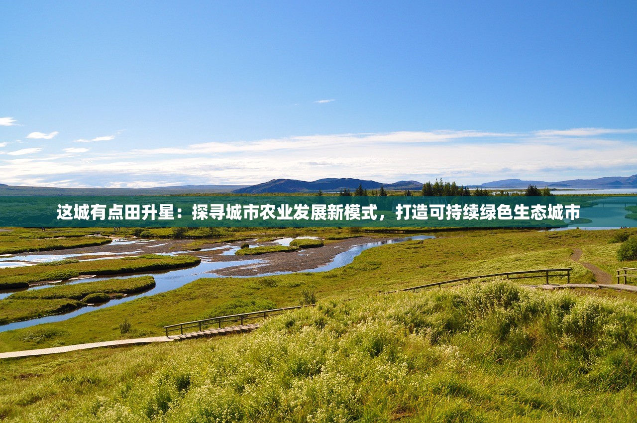 这城有点田升星：探寻城市农业发展新模式，打造可持续绿色生态城市