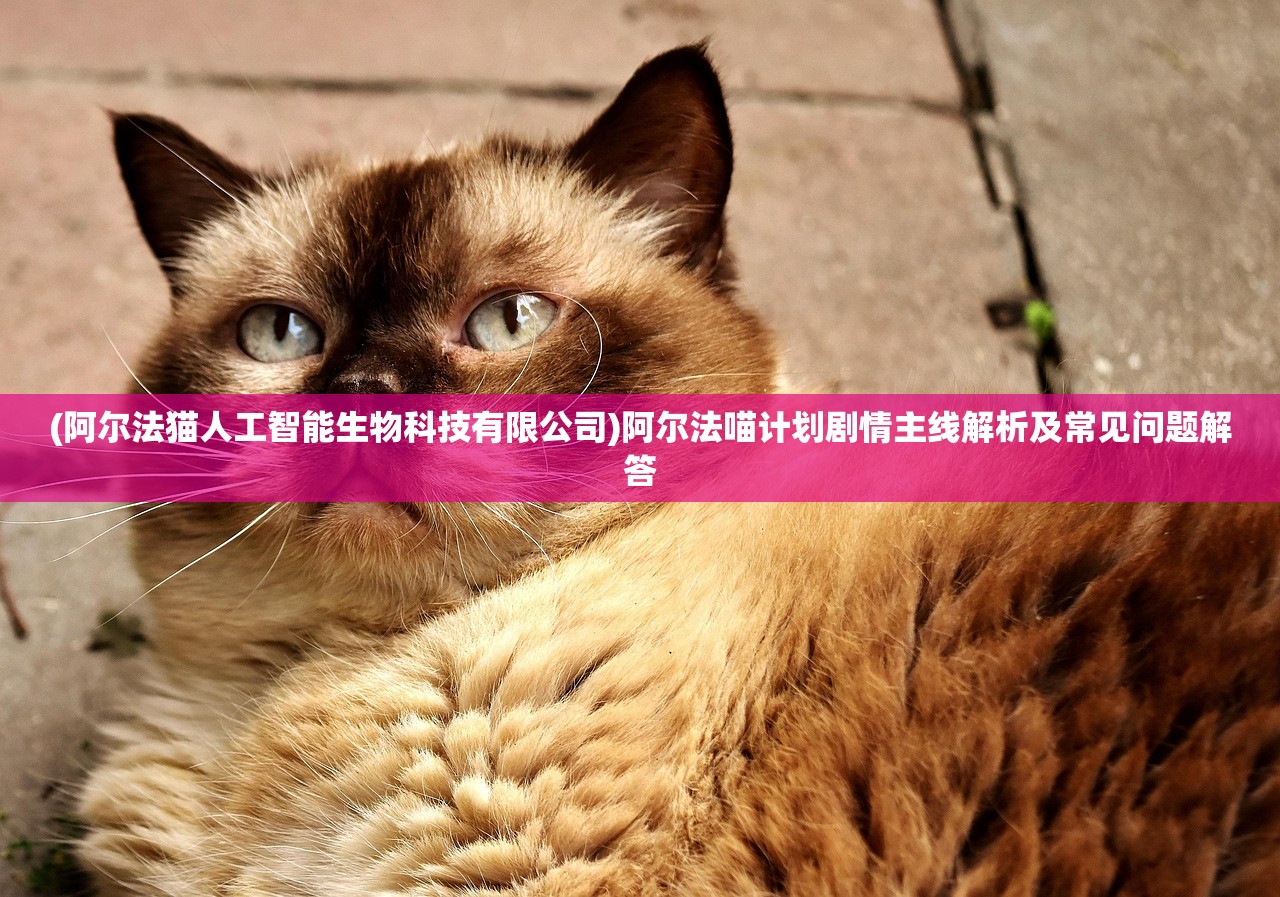 (阿尔法猫人工智能生物科技有限公司)阿尔法喵计划剧情主线解析及常见问题解答
