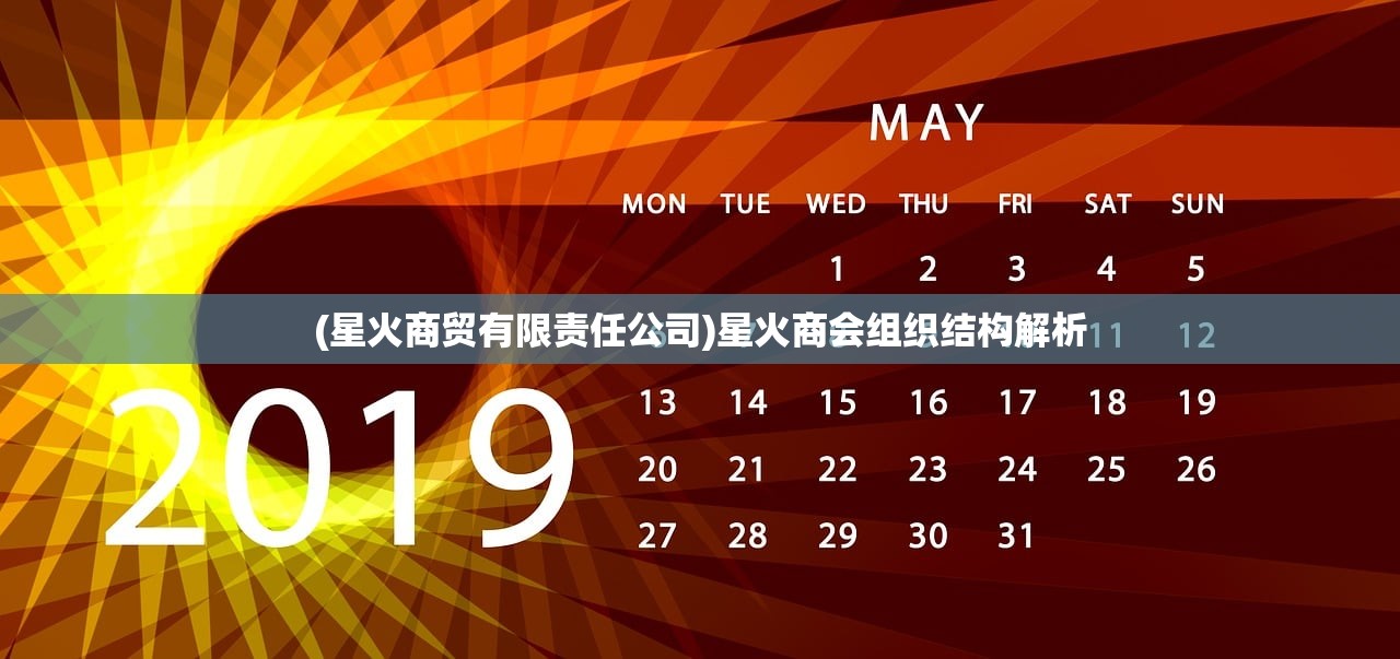 (星火商贸有限责任公司)星火商会组织结构解析