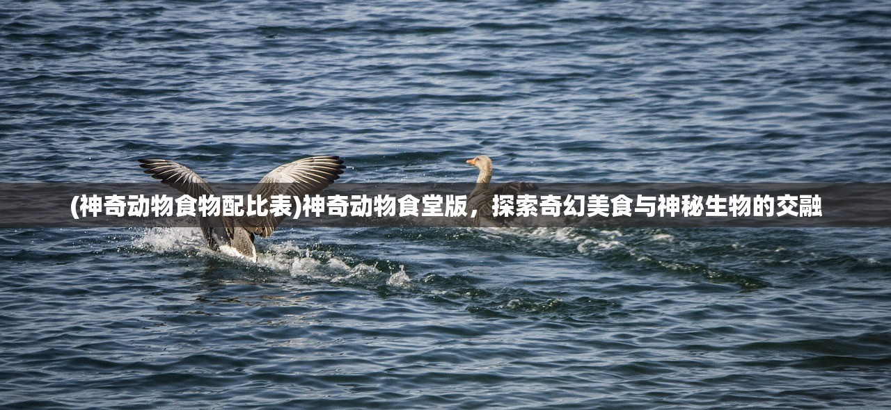 (神奇动物食物配比表)神奇动物食堂版，探索奇幻美食与神秘生物的交融