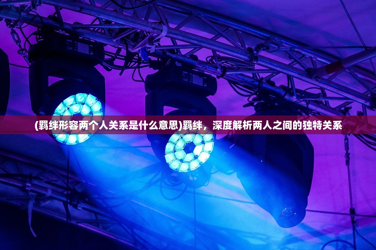 (羁绊形容两个人关系是什么意思)羁绊，深度解析两人之间的独特关系