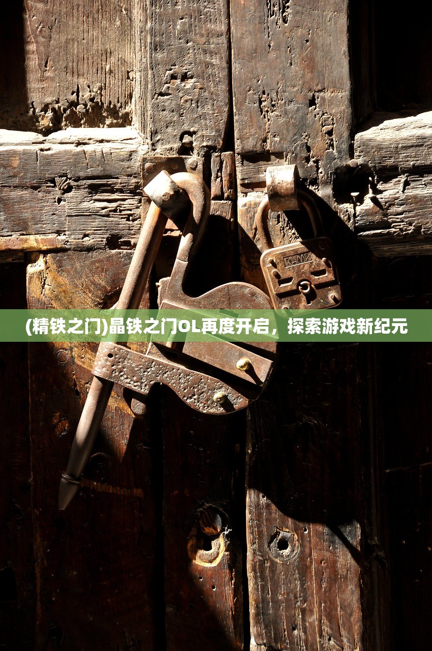 (精铁之门)晶铁之门OL再度开启，探索游戏新纪元