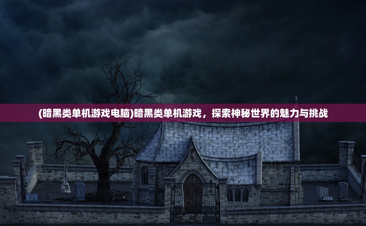 (暗黑类单机游戏电脑)暗黑类单机游戏，探索神秘世界的魅力与挑战