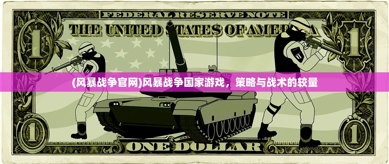 (风暴战争官网)风暴战争国家游戏，策略与战术的较量