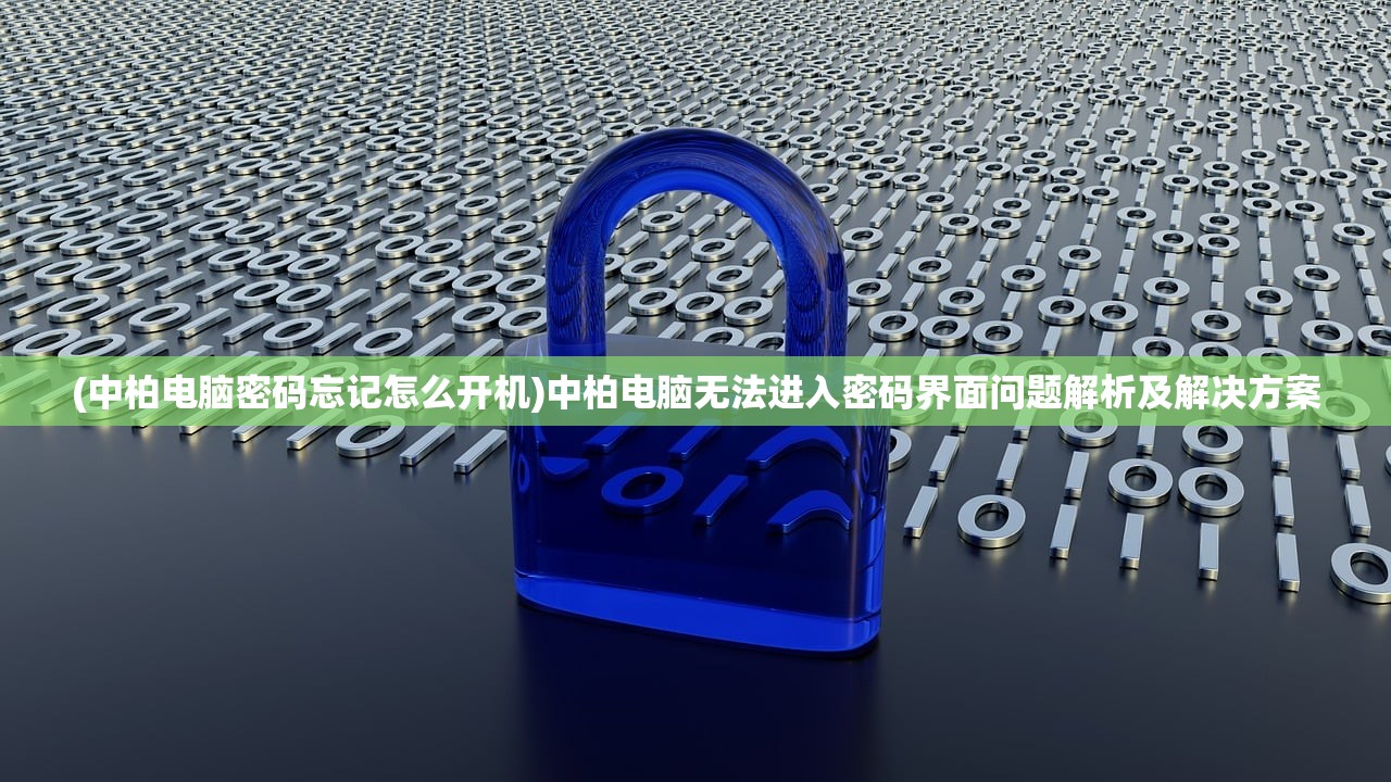 (中柏电脑密码忘记怎么开机)中柏电脑无法进入密码界面问题解析及解决方案