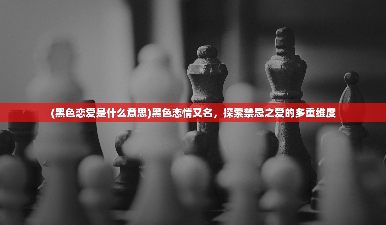 (黑色恋爱是什么意思)黑色恋情又名，探索禁忌之爱的多重维度