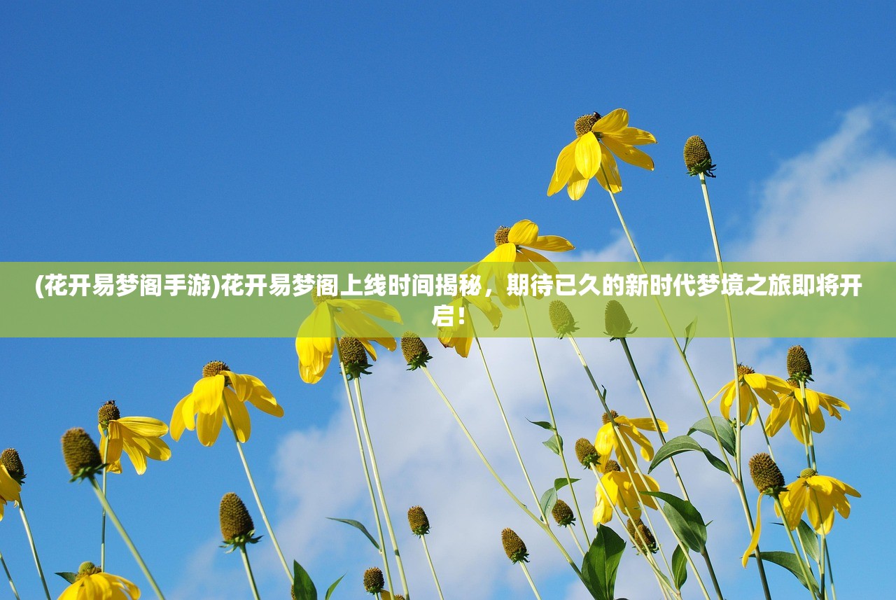 (花开易梦阁手游)花开易梦阁上线时间揭秘，期待已久的新时代梦境之旅即将开启！