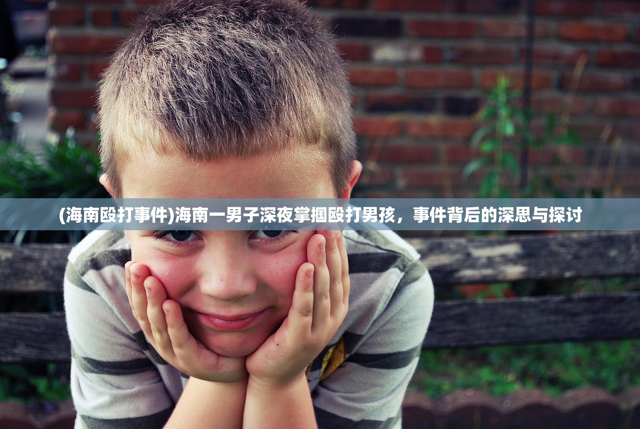 (海南殴打事件)海南一男子深夜掌掴殴打男孩，事件背后的深思与探讨