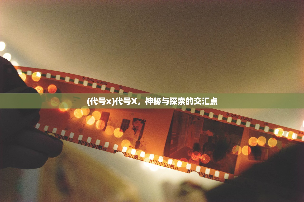 (代号x)代号X，神秘与探索的交汇点