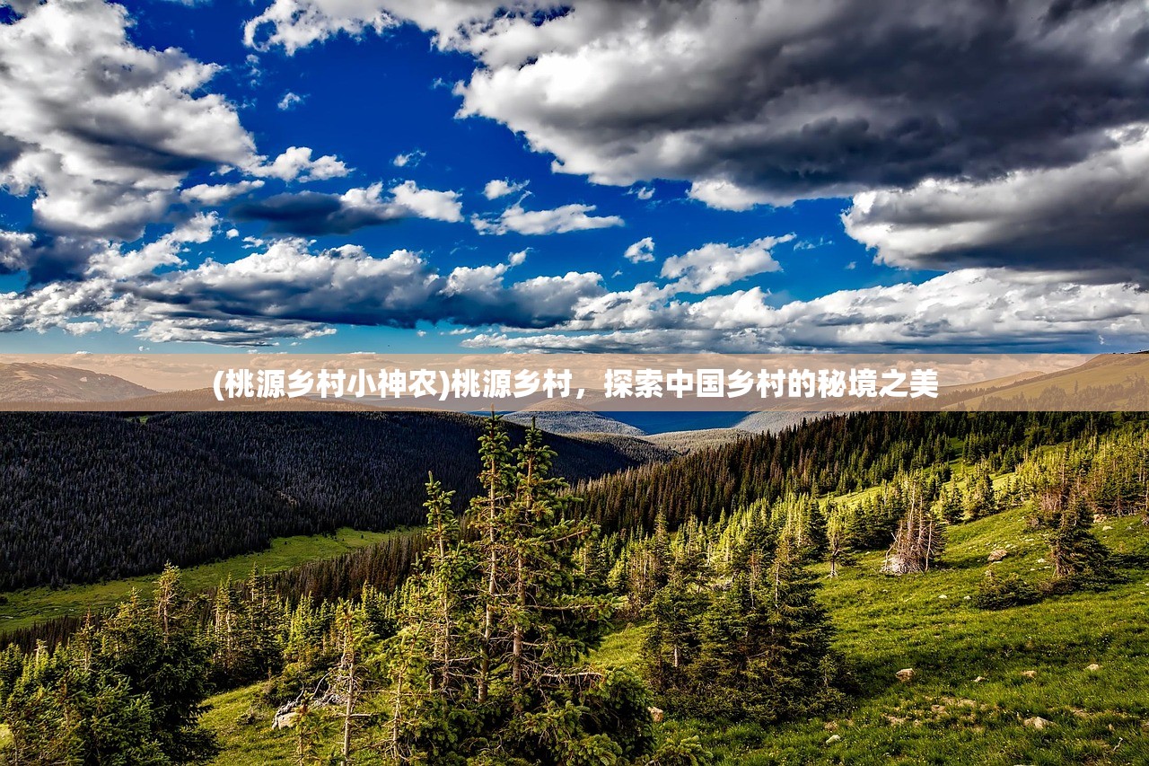 (桃源乡村小神农)桃源乡村，探索中国乡村的秘境之美