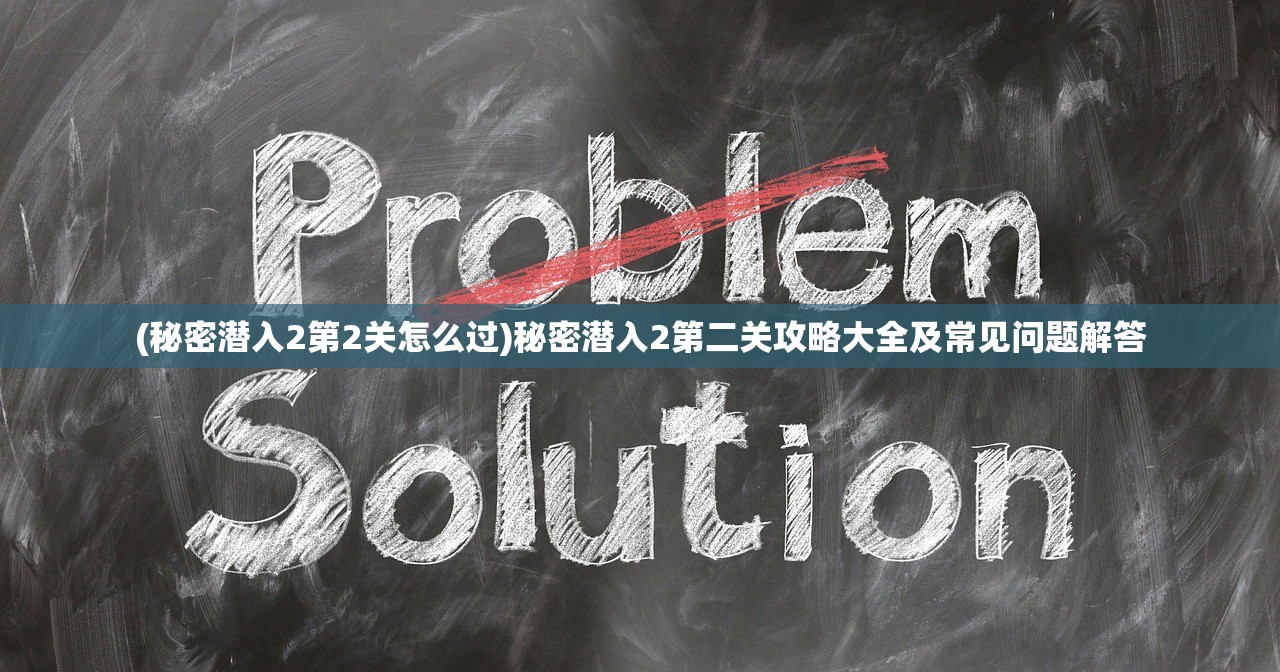 (秘密潜入2第2关怎么过)秘密潜入2第二关攻略大全及常见问题解答