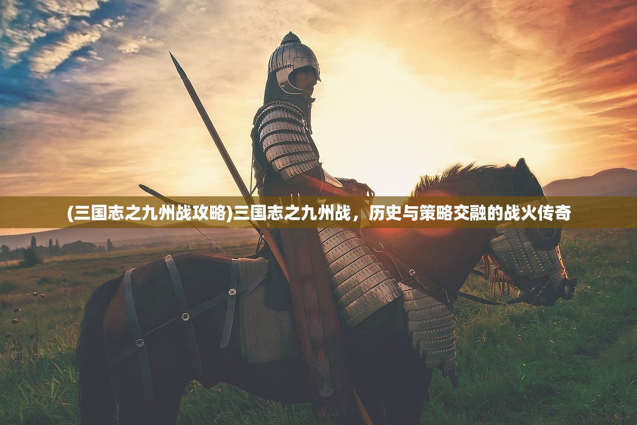 (三国志之九州战攻略)三国志之九州战，历史与策略交融的战火传奇