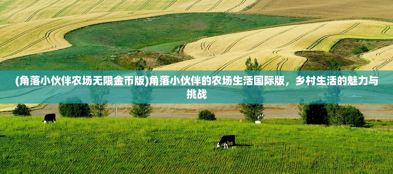 (角落小伙伴农场无限金币版)角落小伙伴的农场生活国际版，乡村生活的魅力与挑战
