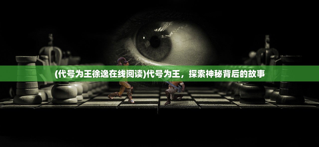 (代号为王徐逸在线阅读)代号为王，探索神秘背后的故事