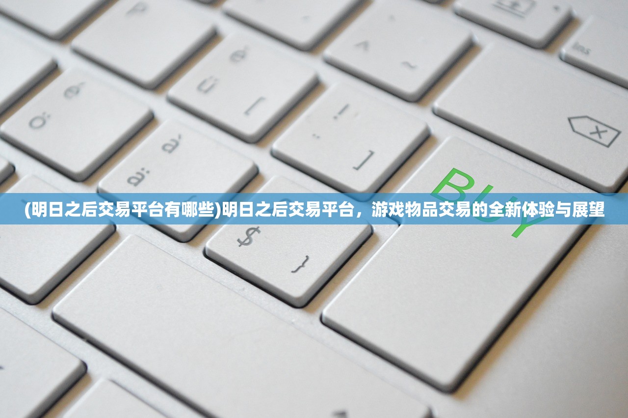 (明日之后交易平台有哪些)明日之后交易平台，游戏物品交易的全新体验与展望