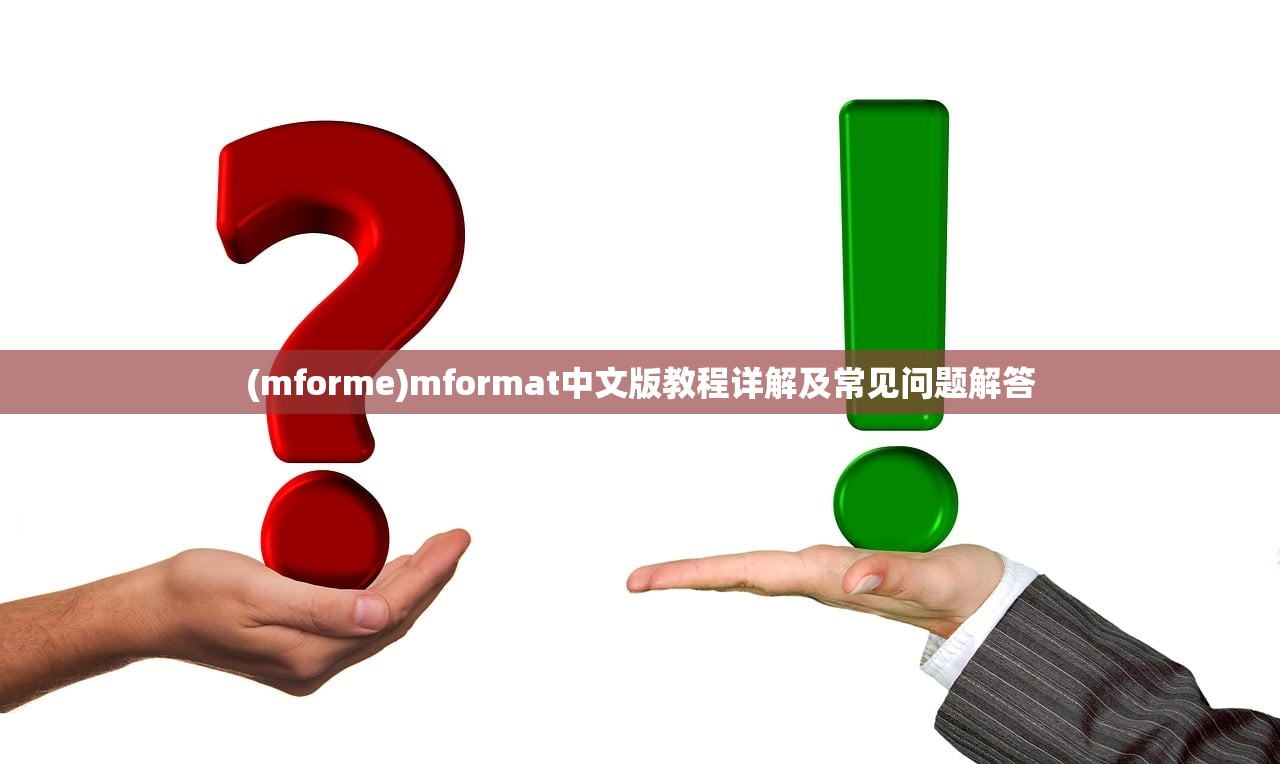 (mforme)mformat中文版教程详解及常见问题解答